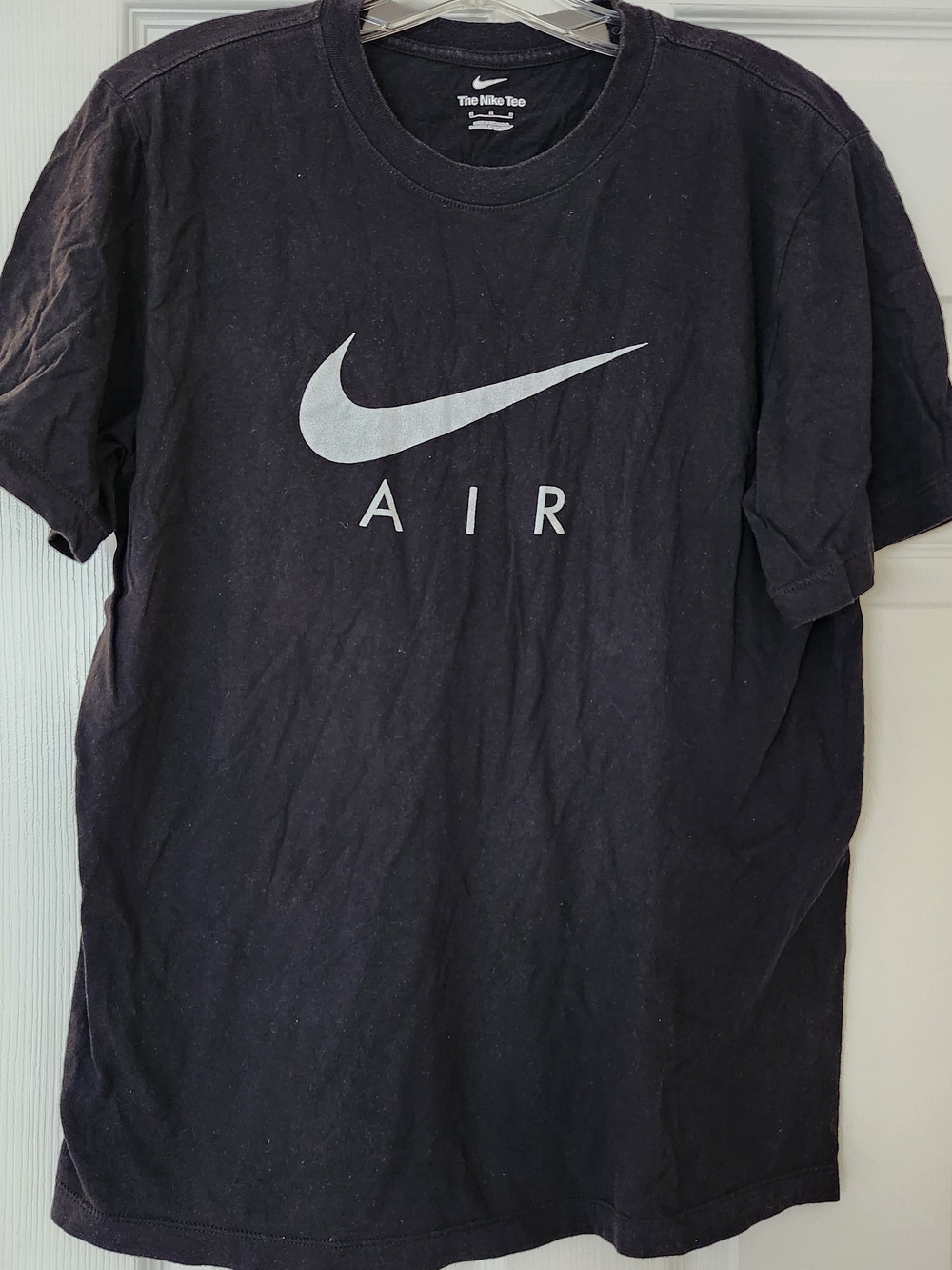 Nike Black T-Shirt with Silver AIR Swoosh